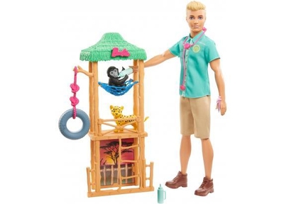 Barbie Barbie You Can Be Anything Ken Beroepen - GJM33 Ken Wildlife Vet