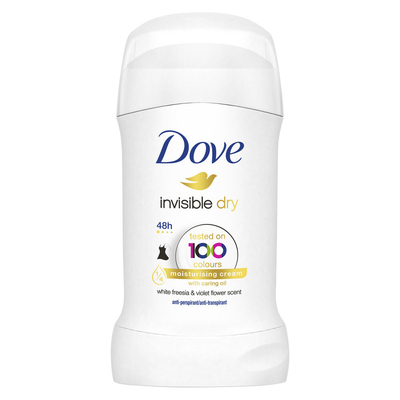 6x Dove Deodorant Stick Invisible Dry 50 ml