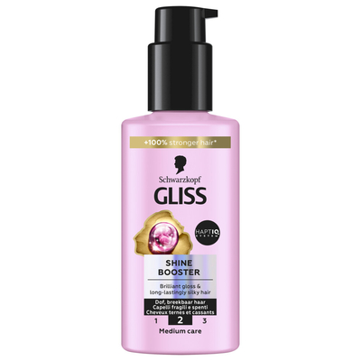 3x Gliss Leave-In Conditioner Shine Booster 100 ml