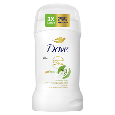 3x Dove Deodorant Stick Cucumber 50 ml