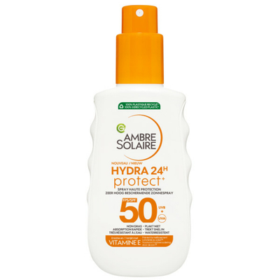3x Garnier Ambre Solaire Hydra 24 Protect Zonnebrandspray SPF 50 150 ml