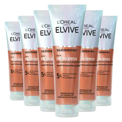 6x L'Oréal Elvive Fiber Booster Anti-Haaruitval Conditioner 150 ml