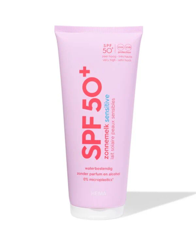 HEMA zonnebrand gevoelige huid SPF50 200ml