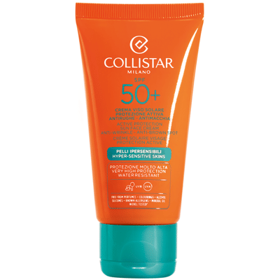Collistar Active Protection Sun Face Cream SPF 50+ Zonnecreme 50 ml