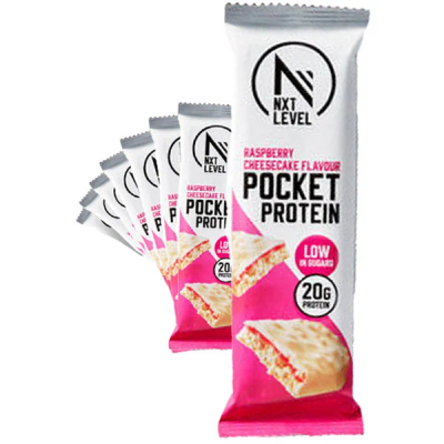 15st NXT Level Pocket Raspberry Cheesecake proteïnereep 55g