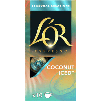 L'OR Espresso Seasonal Creations Coconut Iced Smaak 10 Capsules 52 g