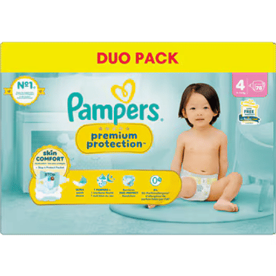Pampers Premium Protection  luiers maat 4 - 78 stuks
