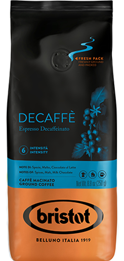 Bristot Decaffee filterkoffie - 250 gram