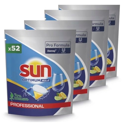 Sun Optimum All in 1 Professional vaatwastabletten  - 208 wasbeurten
