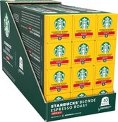 Starbucks by Nespresso capsules Blonde Espresso Roast Decaf - 10 koffiecups x 12 doosjes