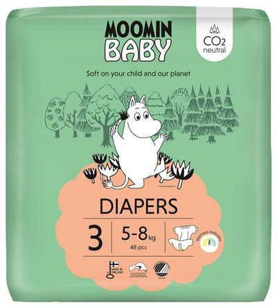 Moomin Baby  luiers maat 3 - 48 stuks