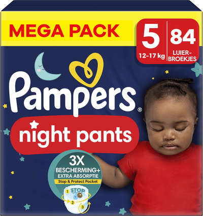 Pampers Baby Dry Night Pants  luierbroekjes maat 5 - 84 stuks