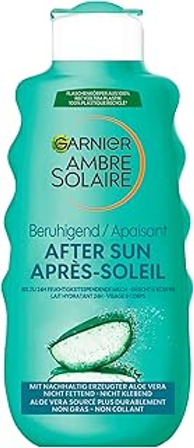 Garnier Ambre Solaire Kalmerende After Sun Milk, verlengt de bruining en hydrateert, 175 ml