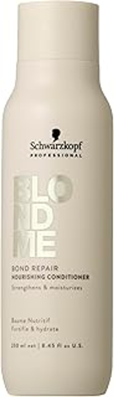 Schwarzkopf Professional BLONDME Bond Repair Nourishing Conditioner conditioner met lichte formule, amandelolie, witte thee, diepwerkend, verzorgende haarconditioner, hydraterend en ontwarrend, 250 ml