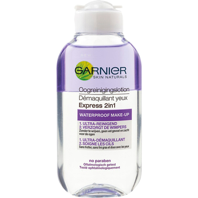 Garnier Skinactive 2-in-1 oogreinigingslotion Oog make-up remover 125 ml