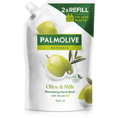Palmolive Olijf & melk navulling Vloeibare zeep 0,5 l
