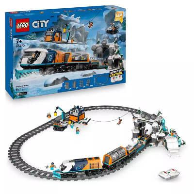 LEGO City Onderzoekstrein op de Noordpool, Speelgoedvoertuigset 60470