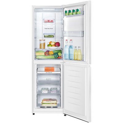 ETNA KCV282NWIT - Vrijstaande Koel vriescombinatie - 182 cm - RVS - No Frost - Extra groot Vriesvak - 50/50