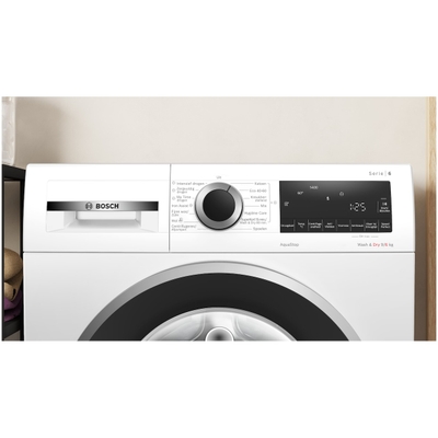 Bosch WNG24406NL - Serie 6 - Was-droogcombinatie - 9/6 kg - 1400 rpm - Energielabel A - Iron Assist