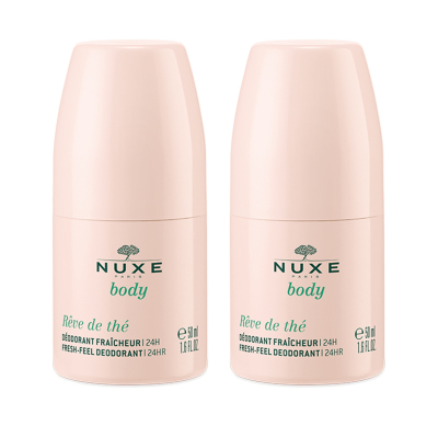Nuxe Body R&ecirc;ve de Th&eacute; Verfrissende Deodorant 24U DUO | 2 x 50 ml PROMO