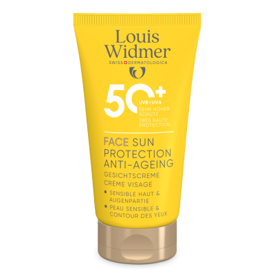 Louis Widmer Sun Protection Face Factor 50+ (zonder Parfum) | 50 ml