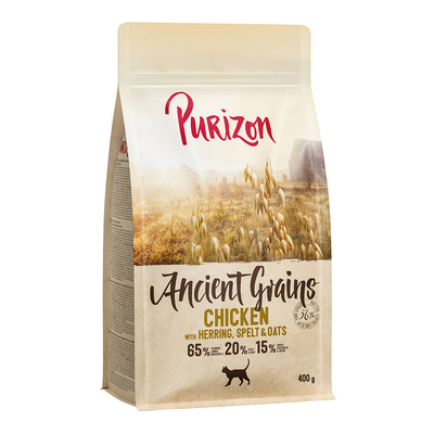400 g Purizon Kattenvoer voor een probeerprijs! - Ancient Grain Kip - kattenbrokken