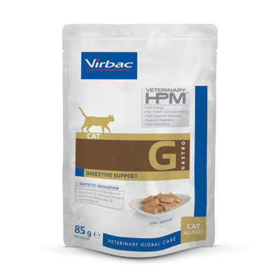 - Dubbelpak: 24 x 85g Virbac Cat Veterinary HPM Digestive Support nat kattenvoer - natvoer katten