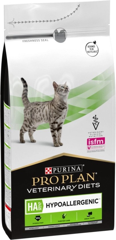 Pro Plan Veterinary Diets Feline Ha Hypoallergenic - Kattenvoer - 1.3 kg