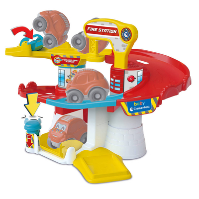 Clementoni Baby Tumbling Cars brandweergarage