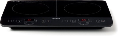 Ariete 1998/00 - Inductiekookplaat - 2 pits - kookoppervlak ca. 27 cm - Touch Control - 10+8 standen - timer - 3500 Watt