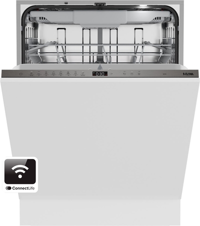 ETNA VW342CP – Volledig geïntegreerde vaatwasser – 16 couverts – Energieklasse A -10% – 42 dB – Nachtprogramma – ConnectLife – Automatische deuropening – 60 cm