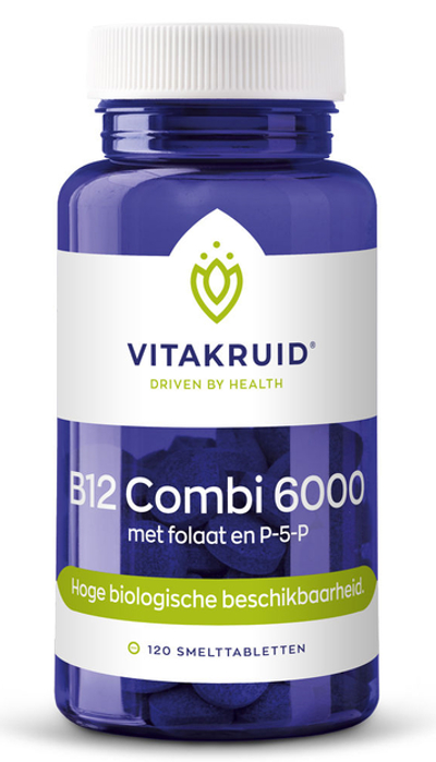 Vitakruid B12 Combi 10.000® met Actief Folaat Vitamine 120TB