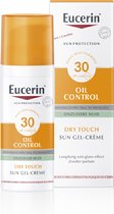 Eucerin Sun Oil Control Gel-Crème Zonnebrand Gezicht - SPF 30 - Zonbescherming - 50 ml