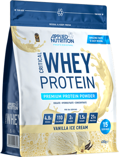 Applied Nutrition Critical Whey Vanilla Ice Cream - 15 scoops