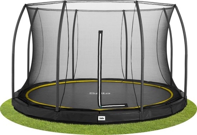Salta Comfort Edition Ground - inground trampoline met veiligheidsnet - ø 366 cm - Zwart
