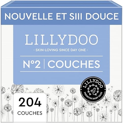 LILLYDOO  luiers maat 2 - 204 stuks