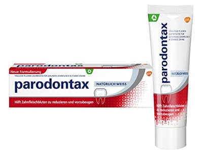 Parodontax Natuurlijk witte tandpasta, 75 ml, helpt bloedend tandvlees te verminderen en te voorkomen, witte tanden
