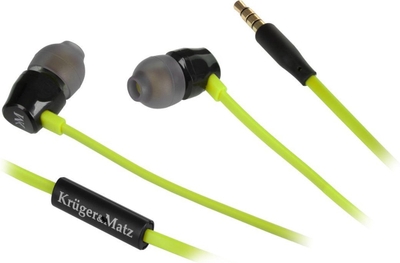 Krüger&Matz KMD10G - Eigentijdse siliconen in-ear dopjes - groen