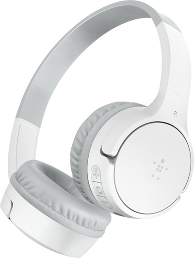 Belkin SOUNDFORM Mini Headset Bedraad en draadloos Hoofdband Muziek Micro-USB Bluetooth Wit