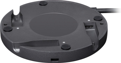 Logitech Rally Mic Pod Hub Zwart
