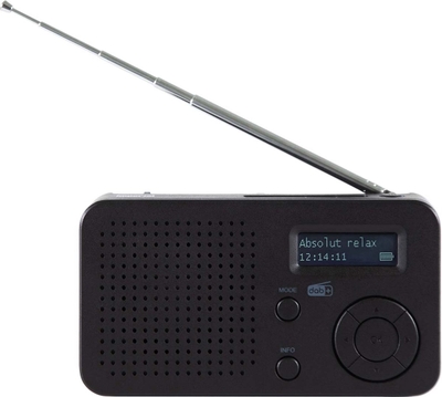 Nedis DABMAN 17 - DAB+ / FM Stereo Radio - Zwart