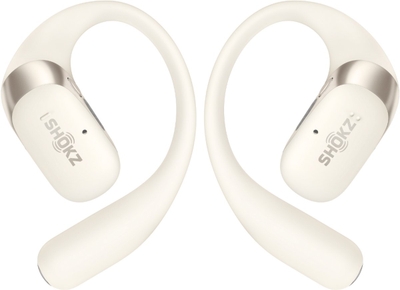 Shokz OpenFit 2 - Open-ear - Sporthoofdtelefoon - Draadloze Oordopjes - Beige