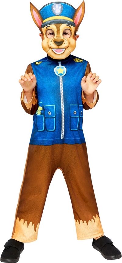 PAW Patrol - Verkleedkleding - Chase - Kinderen - 92/104 (3-4 jaar)