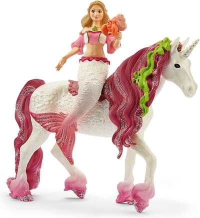 schleich BAYALA - Zeemeermin Feya op onderwater eenhoorn - Speelfiguur - Kinderspeelgoed voor Jongens en Meisjes - 5 tot 12 jaar