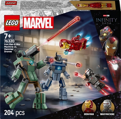 LEGO Marvel Avengers Iron Man en War Machine vs. Hammer Drones 76320