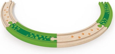 Hape Houten Uitbreiding Treinbaan Jungle 4-delig