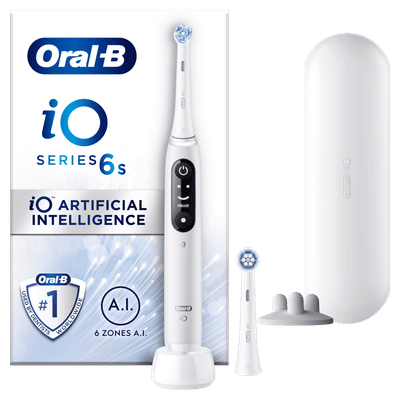 Oral-B iO 6S Wit Elektrische Tandenborstel By Braun
