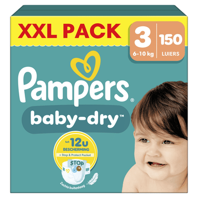 Pampers Baby Dry  luiers maat 3 - 150 stuks