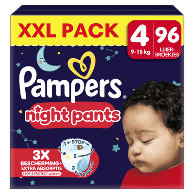 Pampers Baby Dry Night Pants  luierbroekjes maat 4 - 96 stuks