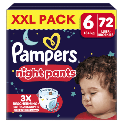 Pampers Baby Dry Night Pants  luierbroekjes maat 6 - 72 stuks